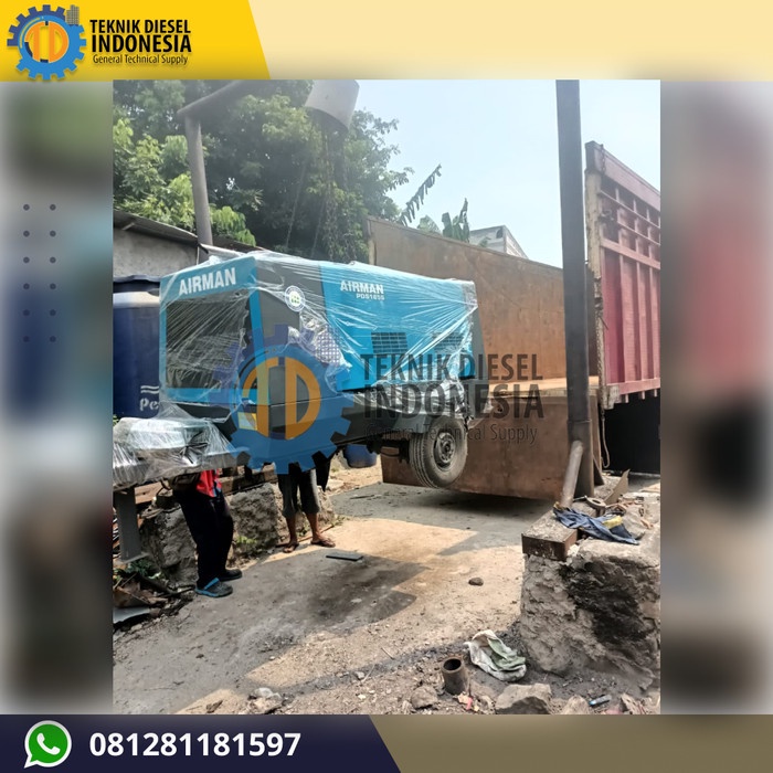 Airman Portable Screw Air Compressor 185 CFM PDS 185S