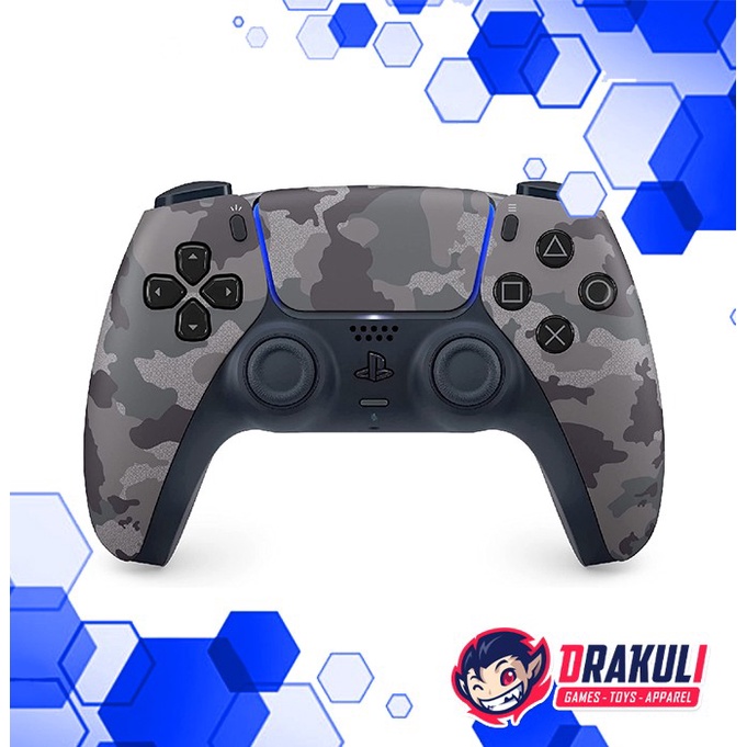 PS5 DualSense Wireless Controller - Gray Camouflage (JPN)