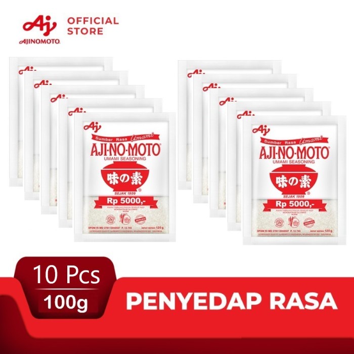 

Promo~Bisa COD AJI-NO-MOTO® Penyedap Rasa MSG Ajinomoto 90g (10pcs)