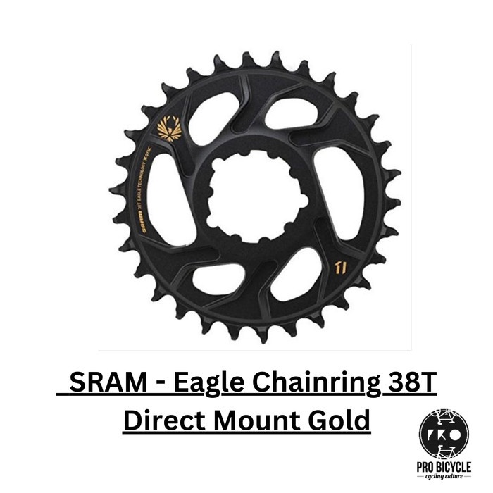 SRAM - Eagle Chainring 38T Direct Mount Gold