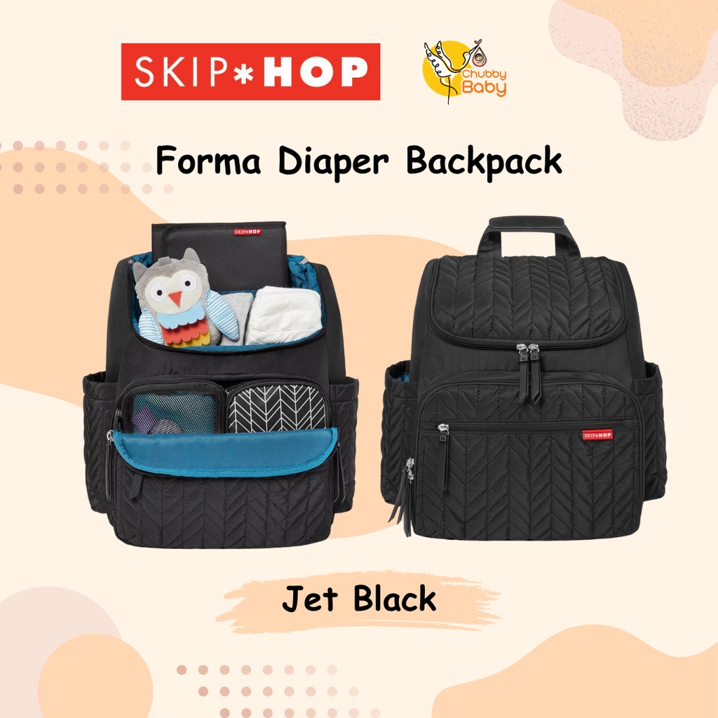 Skip Hop - Forma Diaper Backpack | Jet Black