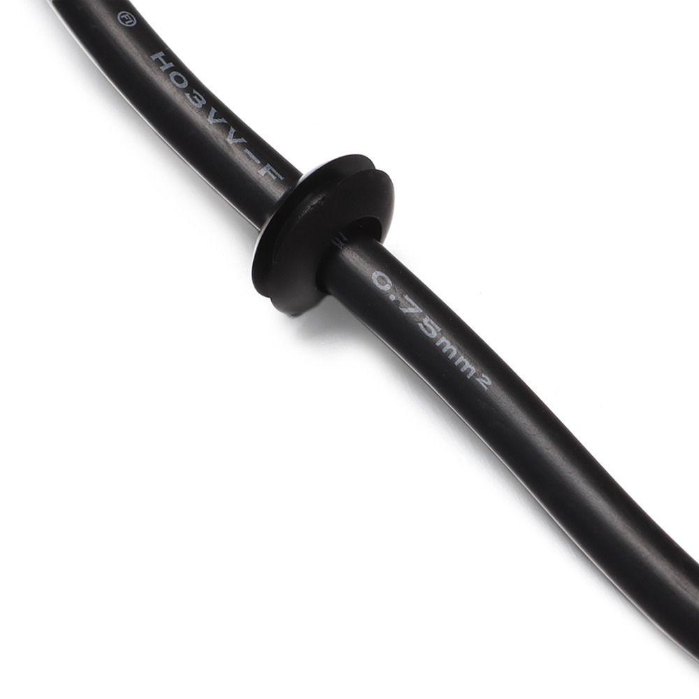 TOP 125pcs Rubber Grommet Set 18ukuran Firewall Lubang Plug Ring Gasket Kawat Grommet