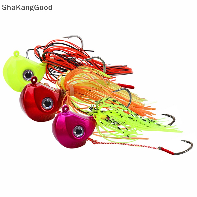 Skid fishing hook Deep sea fishhook 40g-100g Kepala Perahu Pancing head hook SKK