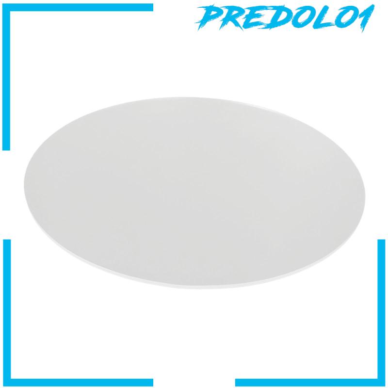 [Predolo1] Papan Kue Bahan Akrilik Baking Dessert Reusable Acrylic Round Cake Disc Untuk Kue