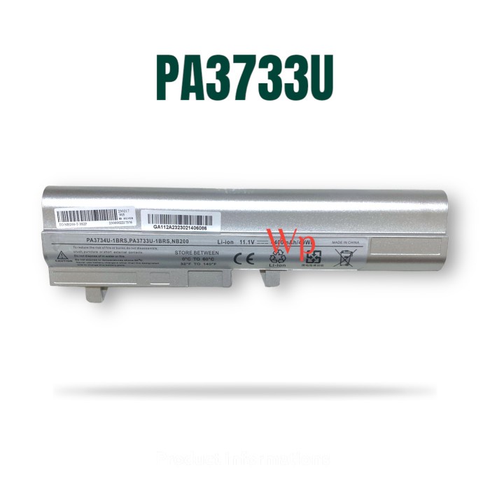 Baterai Toshiba Satellite NB205 NB250 NB255 NB200 PA3733U PA3732U-1BAS