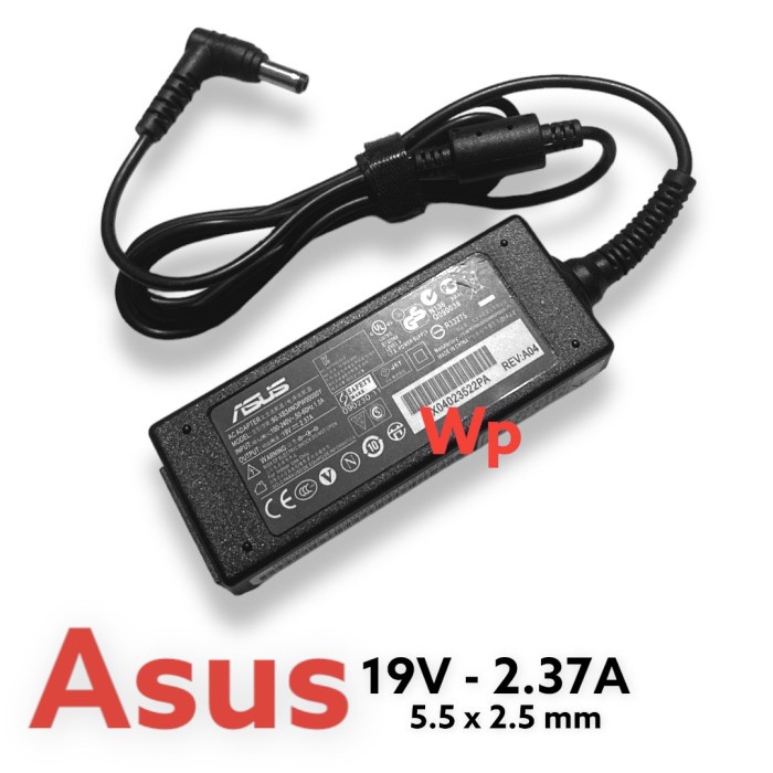 Adaptor Charger Laptop Notebook Asus 19V 2.37A 5.5 X 2.5 mm