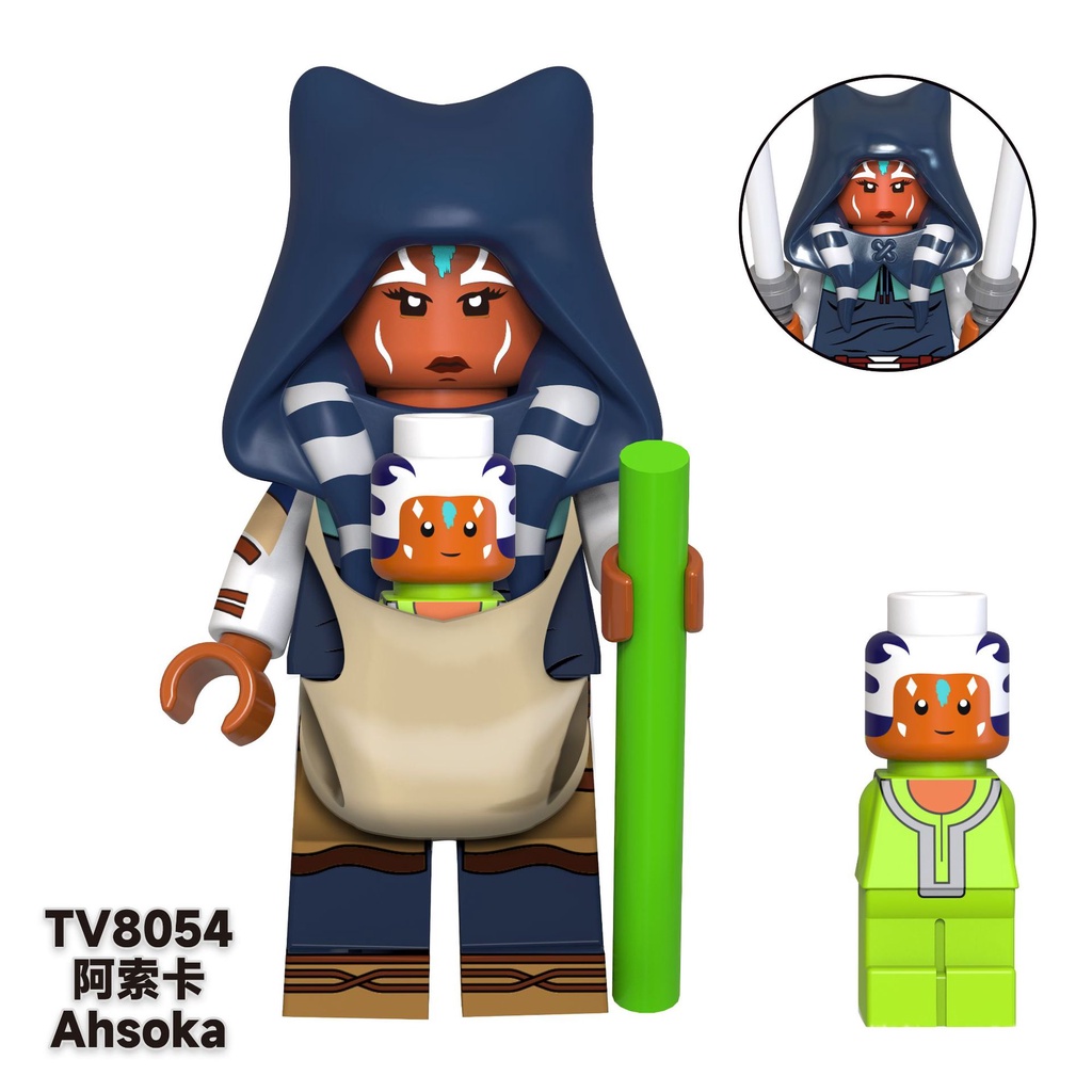 Star Wars Clone Commander Ahsoka Rakitan Blok Bangunan Mainan Minifigure Boneka Mini Ornamen Hadiah