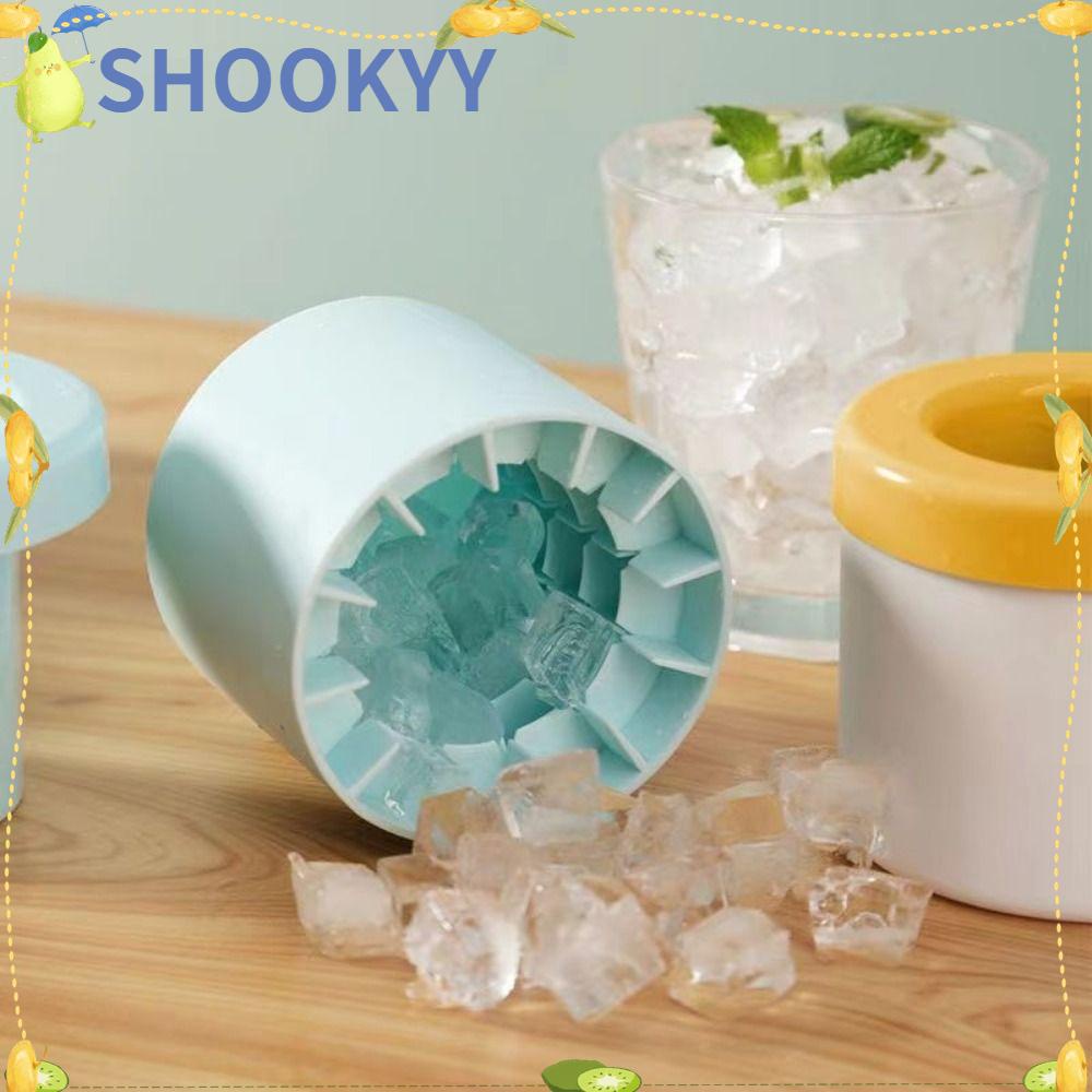 Chookyy Cetakan Es Batu Cocktail Creative Design Freeze Silicone Mold Bulat