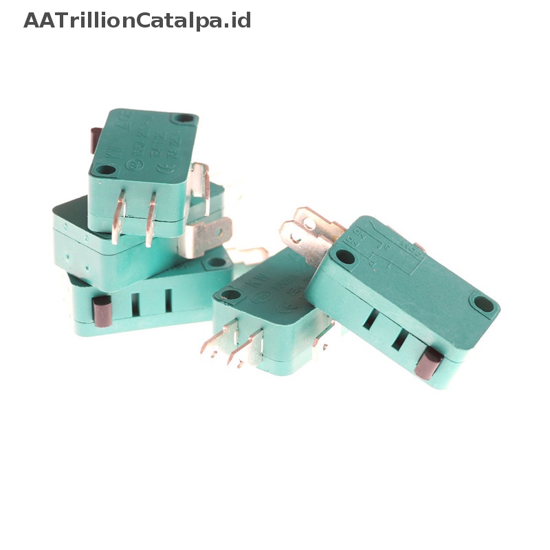 Aatrillioncatalpa 5Pcs Saklar Batas Buka Tutup Normal KW7-0 15A 16A Micro Switch ID