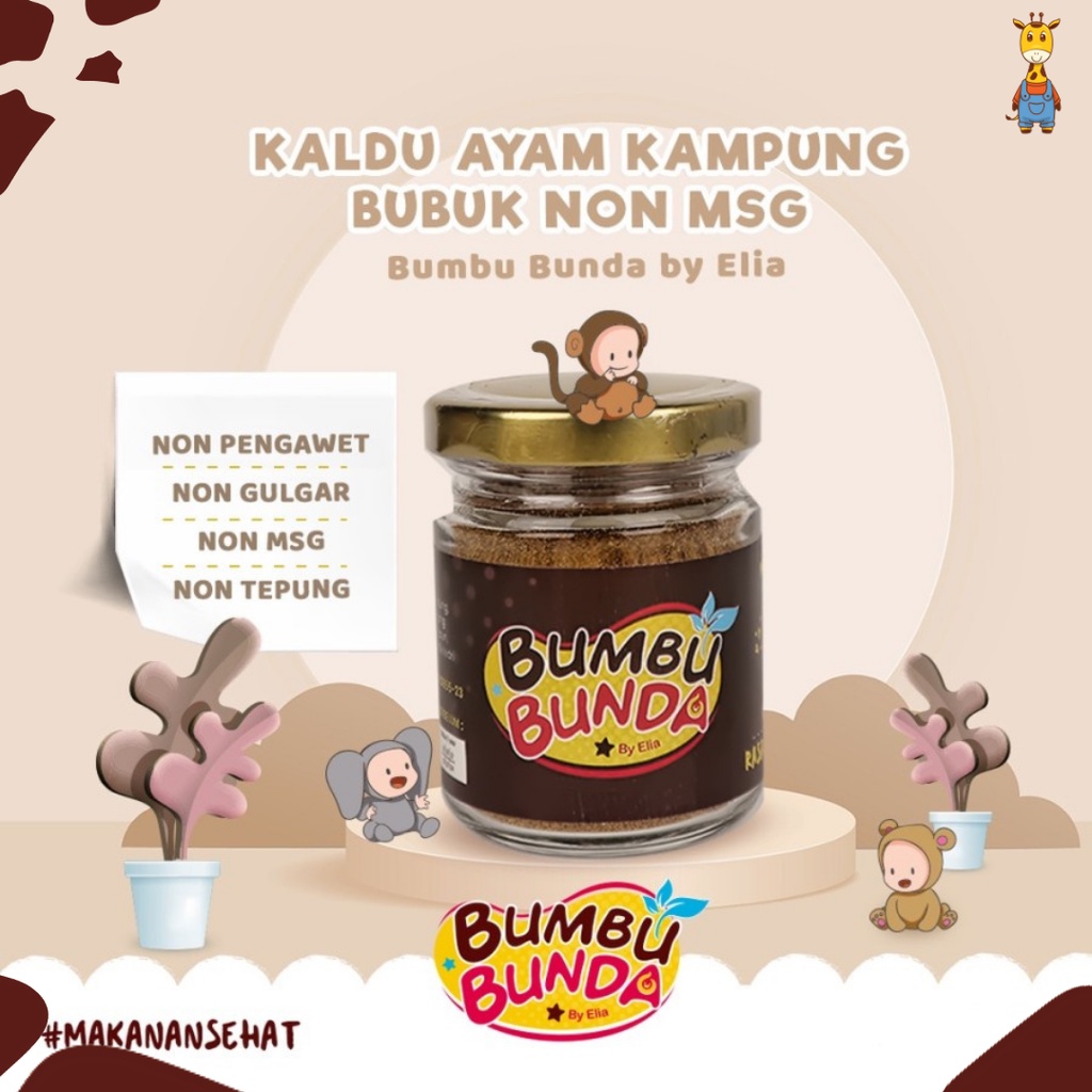 Bumbu Bunda Elia Kaldu MPASI / Kaldu Anak / Kaldu Bayi Non Gula Garam / Kaldu Non MSG