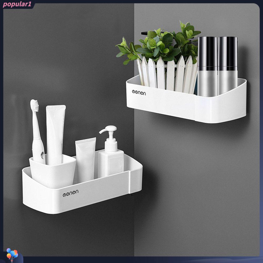 Populer Rak Penyimpanan Dilepas Dapur/ Aksesori Kamar Mandi Perekat Diri Toilet Organizer