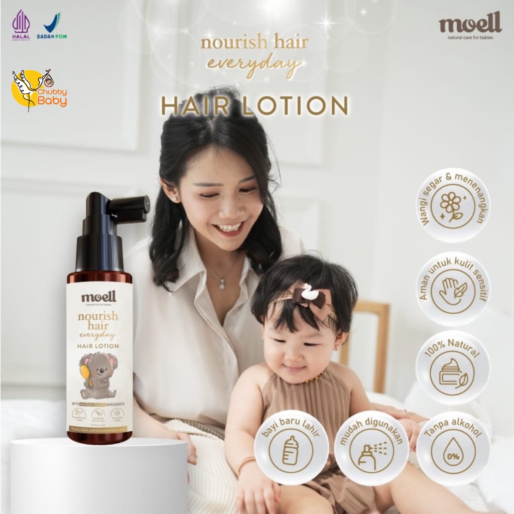 Moell - Nourish Hair Everyday | Hair Lotion Baby 100 ml