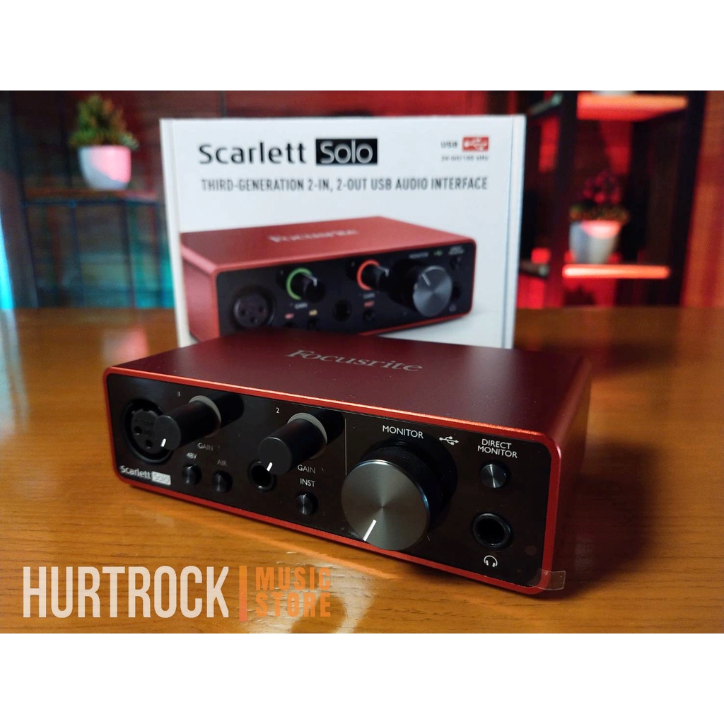 Focusrite Scarlett Solo Gen 3 Soundcard