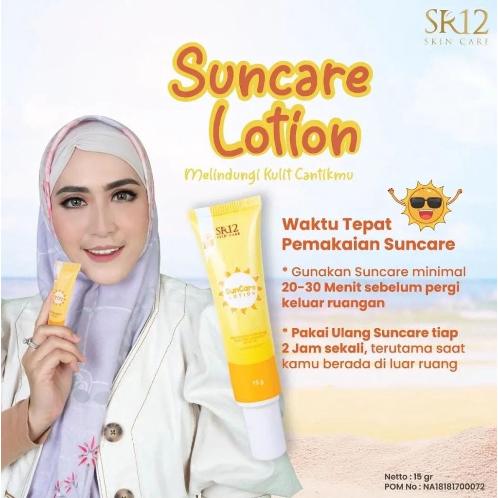 SKIN CARE SR12 - SUNBLOCK DAN SUNCARE MELINDUNGI KULIT DAN WAJAH DARI SINAR MATAHARI