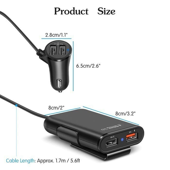 QC 3.0 CAR CHARGER | 2B