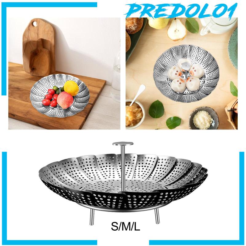 [Predolo1] Keranjang Steamer Sayur Sayuran Veggie Non Gores Collapsible Lotus Steamer Basket