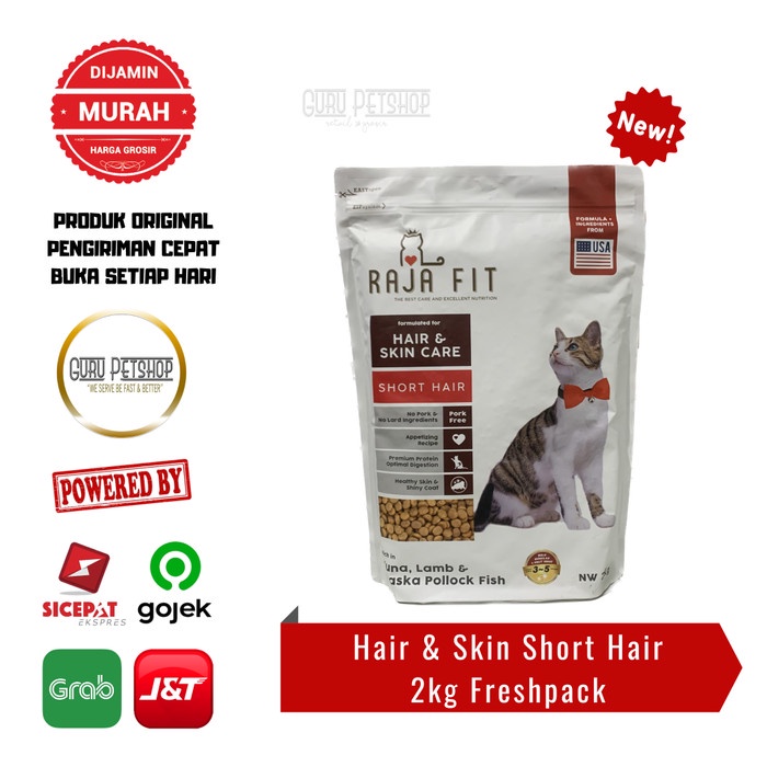 Raja Fit Hair And Skin Long Hair - Short Hair All Stages 2kg Freshpack