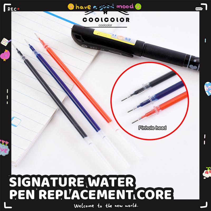 COD❤️Pena Tulis Kartun Pena Tinta Gel Kreatif Seri Warna Solid Perlengkapan Belajar Siswa- cl