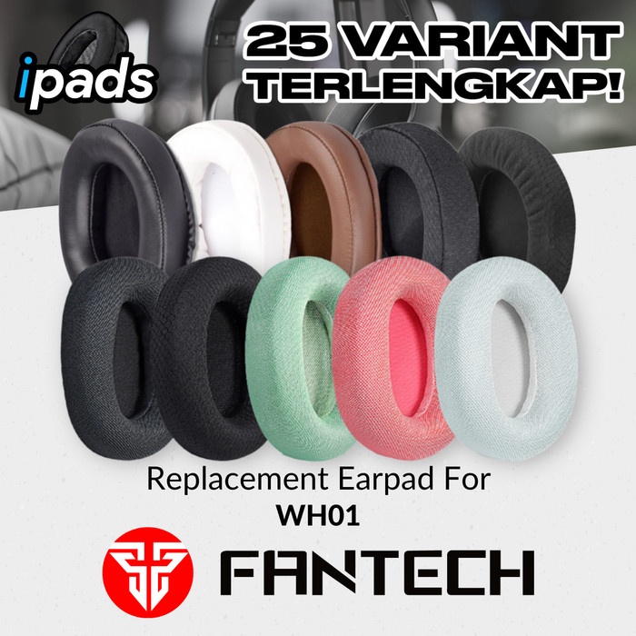 Earcup Earpad Ear Cushion Fantech WH01 WH-01 WH 01 Busa Foam Bantalan