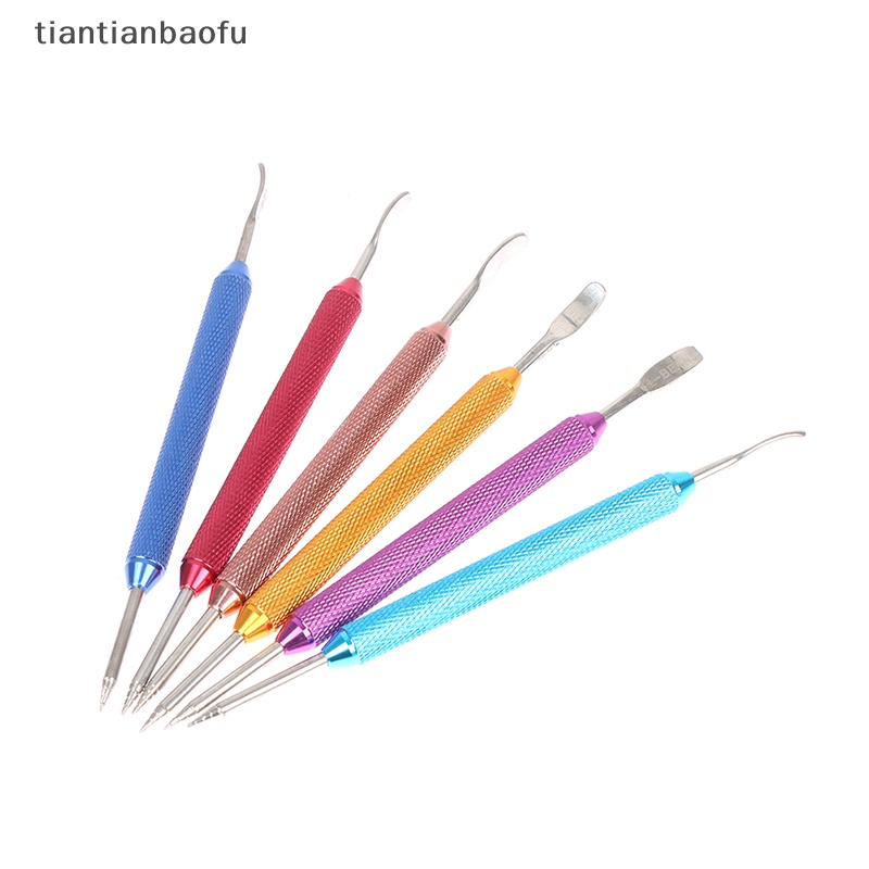 [tiantianbaofu] Stik Kopi Stainless Steel Tarik Ukir Bunga Latte Coffee Art Pen Butik