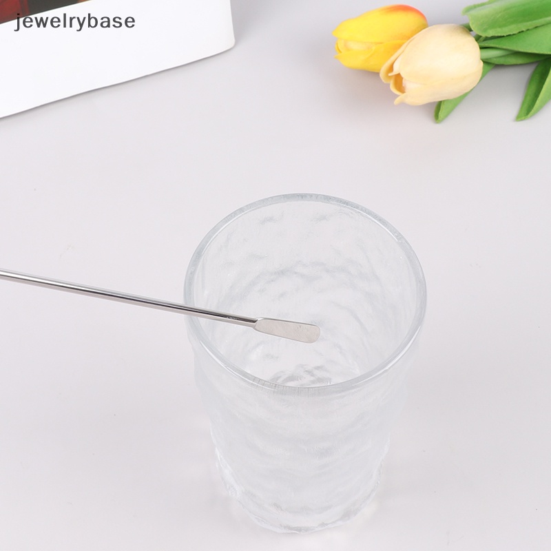 [jewelrybase] 1pc Stik Cocktail Stainless Steel Pengaduk Koktail Susu Teh Kopi Stir Stick Butik