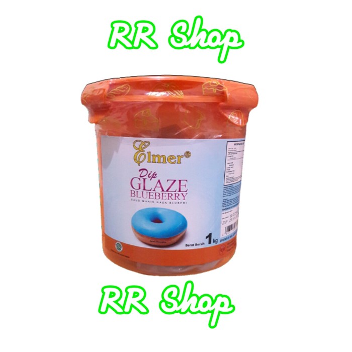 

[New Arrival] Elmer Dip Glaze 1kg Termurah!! Topping donat | selai coklat | Spread - Blueberry