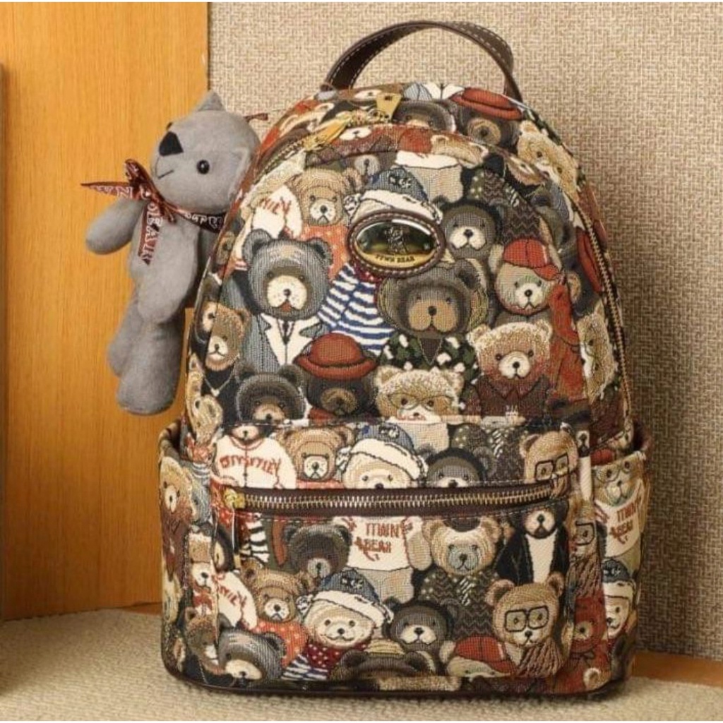 TTWN BEAR BACKPACK CLASSIC BEAR DV 097 ORIGINAL 100%