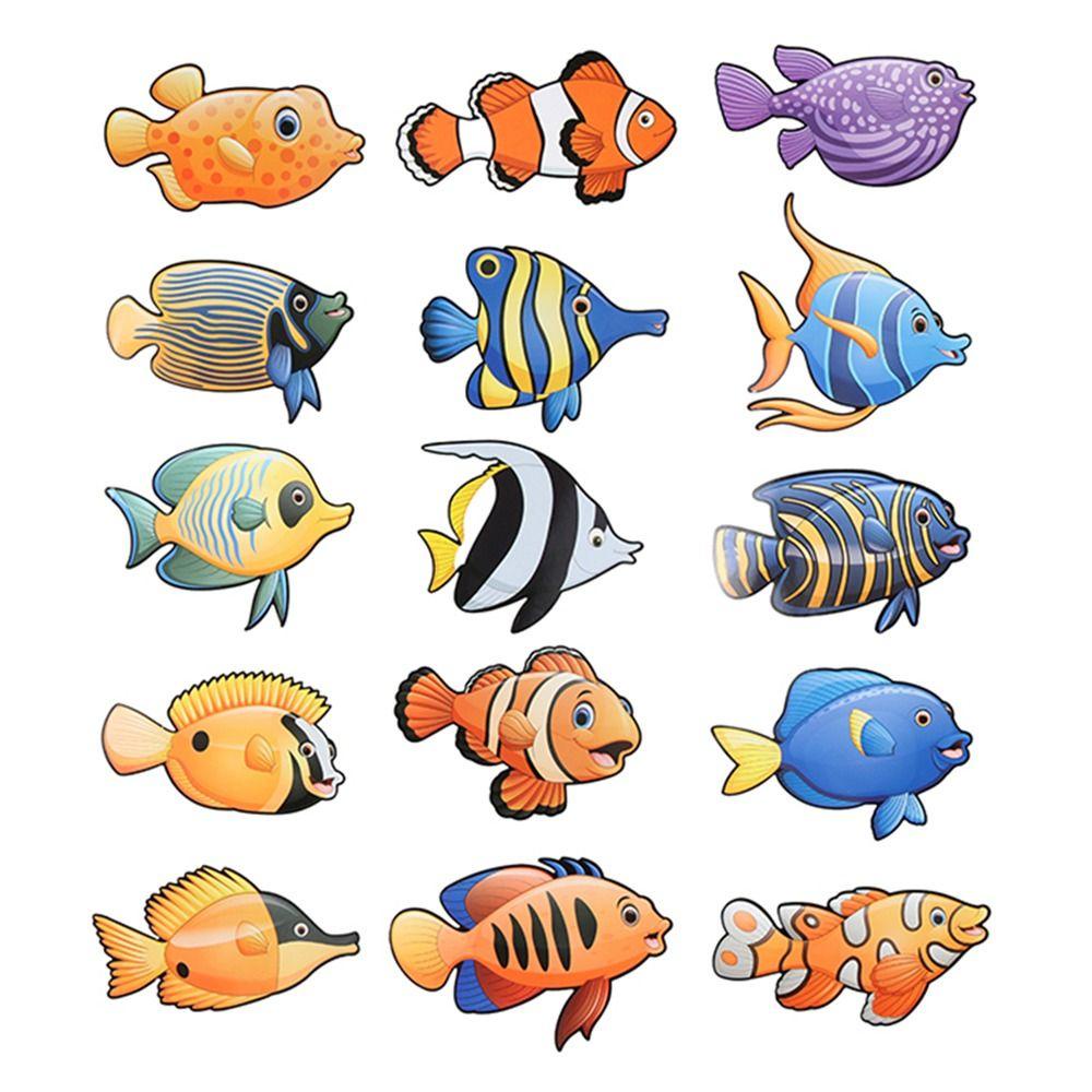 Nanas 45PCS Potongan Perlengkapan Sekolah Animal Point Sea Tropical