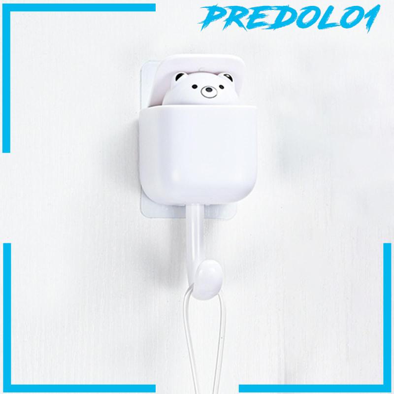 [Predolo1] Kait Perekat Kartun Topi Organizer Dengan Handuk Kait Kunci Lucu