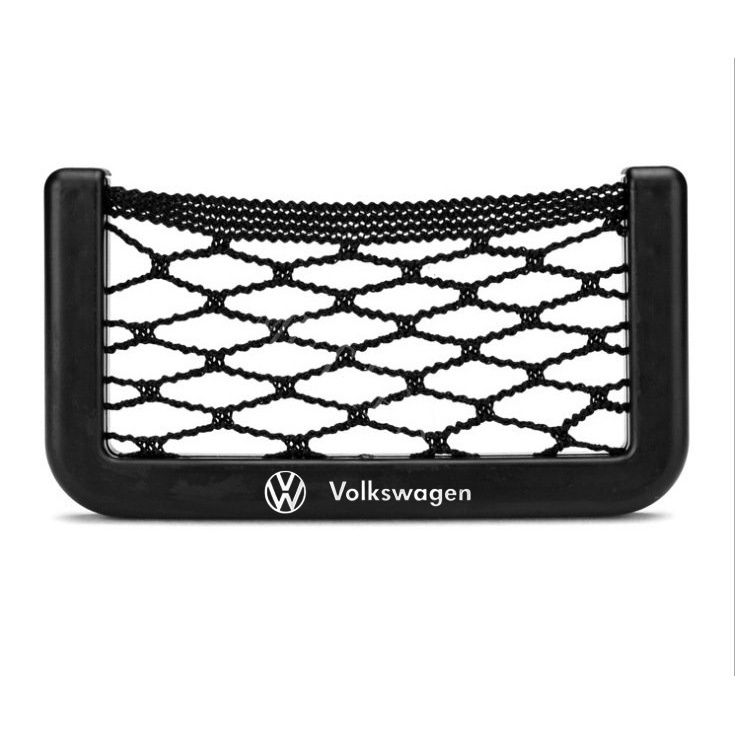 Volkswagen Tas Penyimpanan Jaring Kursi Mobil Universal Berkualitas Tinggi Ponsel Holder Saku Untuk Allspace Golf Scirocco Polo T-cross Tiguan