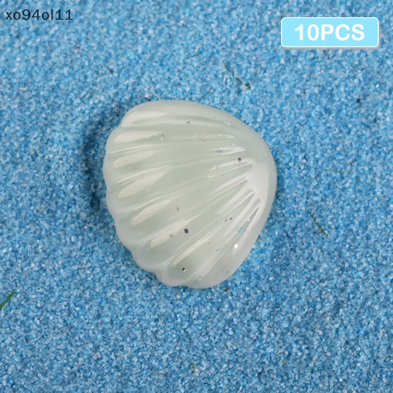 Xo 10PCS Aquarium Mini Resin Lucu Multicolor Hewan Bintang Laut Mikro Lanskap Ornamen Shell Sea View Ikan Aquarium Dekorasi OL