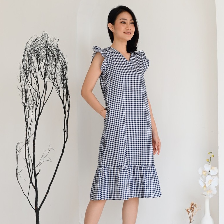 Ms Daisy Giselle Ruffle Gingham Dress