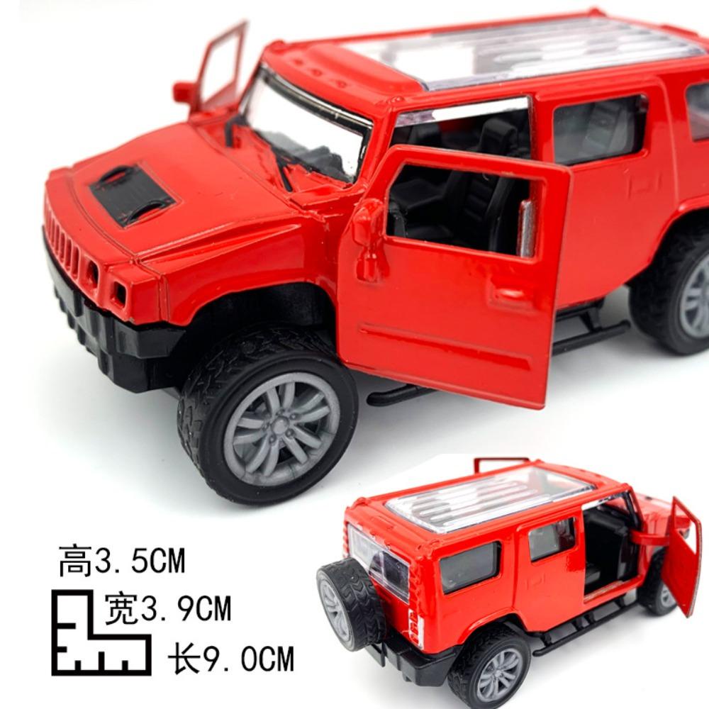 Lanfy Simulasi Off-road Model Kendaraan Indah Retro Koleksi Mobil Mainan Edukasi Model Mainan Anak Kendaraan Dekorasi Kue Model Mobil Mainan
