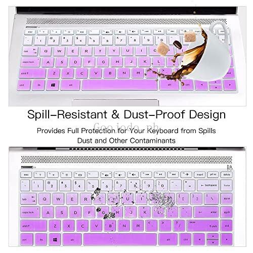 Sarung Keyboard HP Pavilion x360 Laptop 14inch Warna Ungu Gradasi...