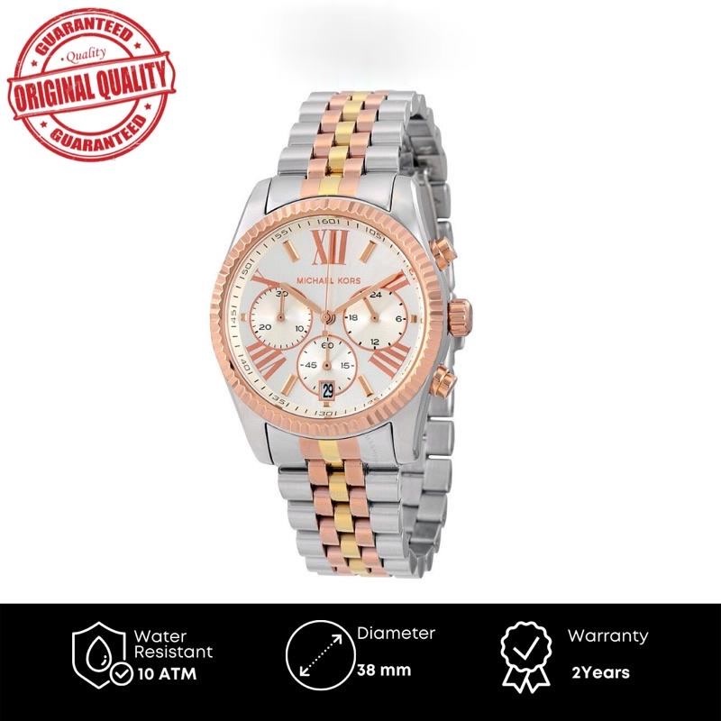 [Original - Bergaransi] Jam Tangan Wanita Michael Kors MK5735 Lexington Dual Tone Stainless Steel St