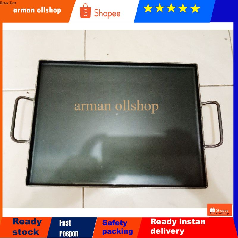 loyang roti bakar / panggangan roti / wajan roti bakar plat baja 30x40cm