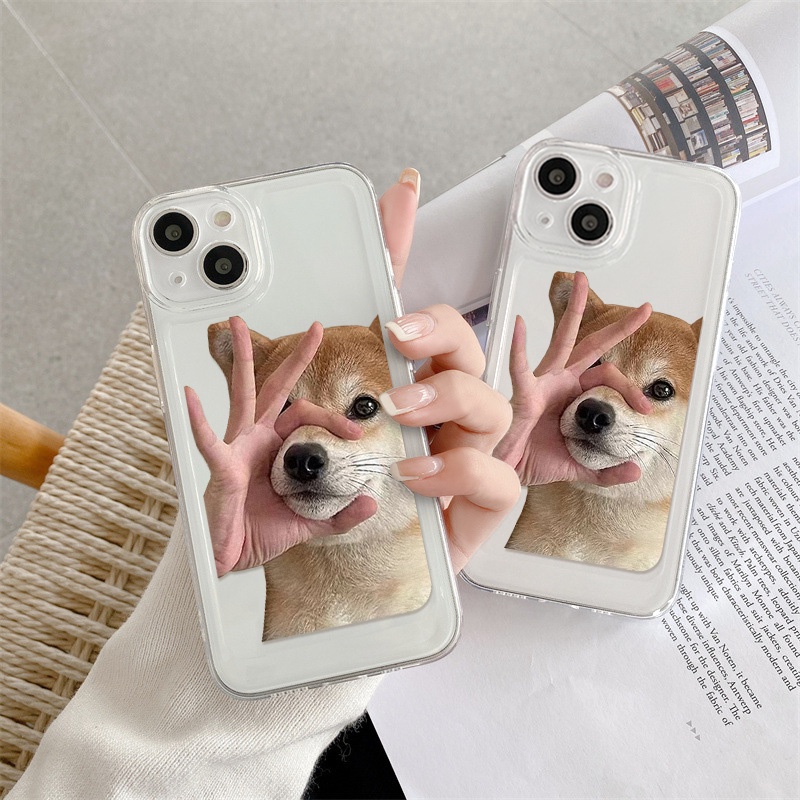 Case Anjing Imut Yang Indah Untuk Redmi Note10 11 11E 11S 12 8 8T 9 9S 10 Xiaomi 11T 12T 13Pro 13 Mi 10 10 Pro 10T Lite 10T 11 12 Poco F3 F4 M3 X3 X4 X5 Pro Akrilik Tutup Belakang TPU Space