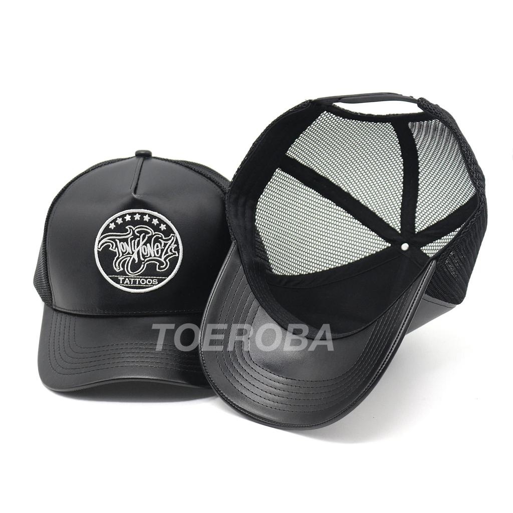 Topi Jaring Distro kulit tatos Premium pria dan wanita COD