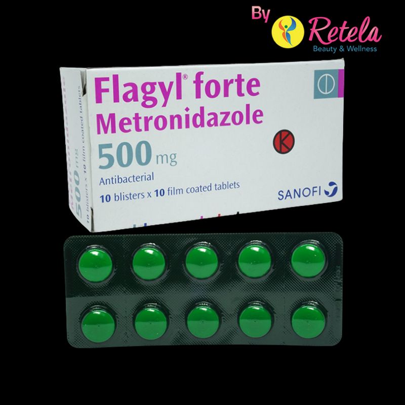 FLAGYL FORTE 500MG 1 STRIP 10 TABLET