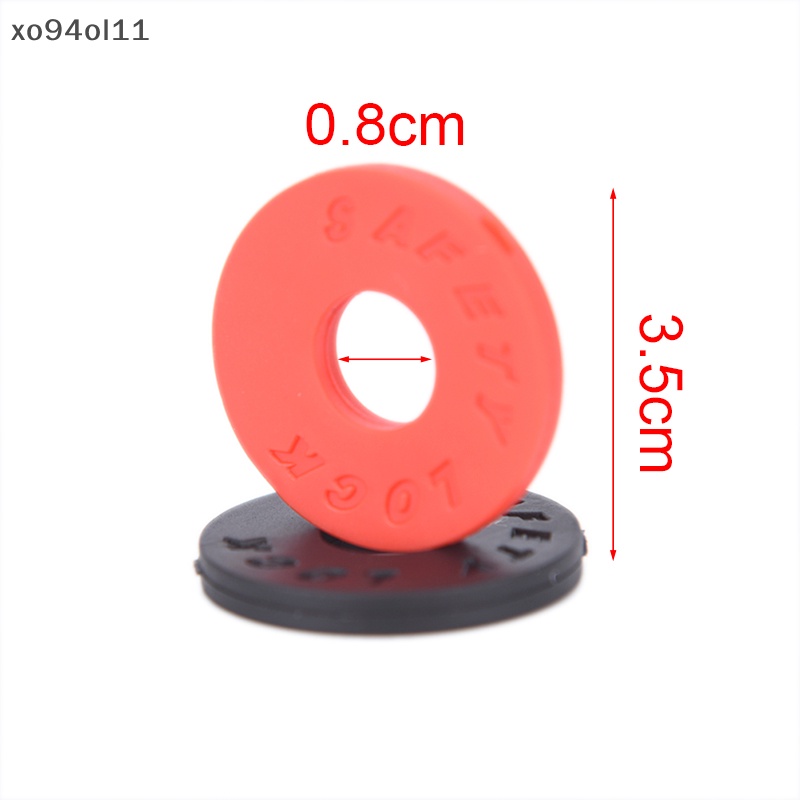 Xo 10Pieces Guitar Savers Strap Lock 25mm OD 9mm Aksesori Musik Hitam Merah Biru  Ol