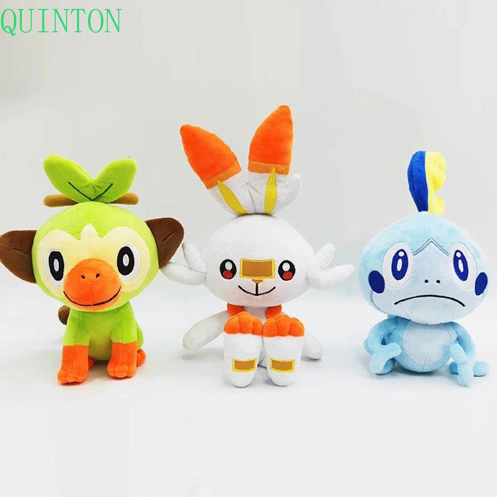 Quinton Sobble Mainan Koleksi Mainan Anak Boneka Kartun Untuk Anak Elf Figure Plush Toys Rabbit lizard monkey Pokemon Toys