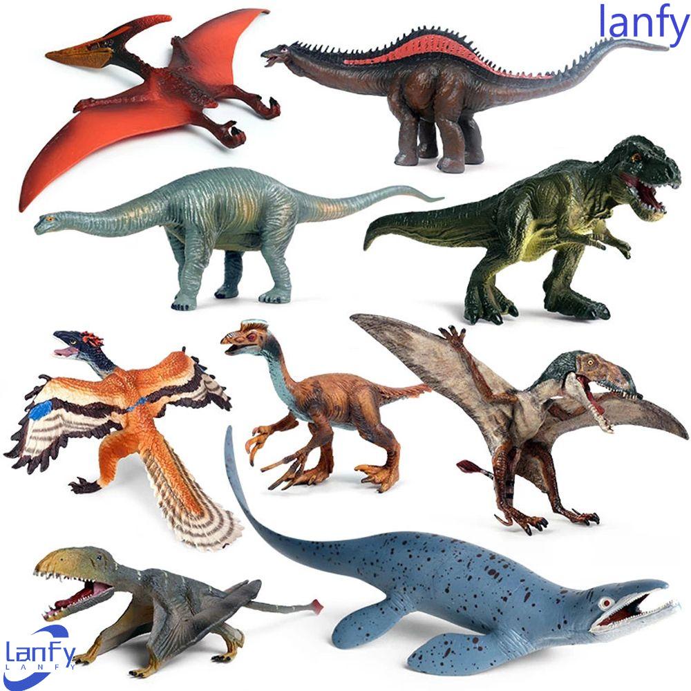 Lanfy Mainan Angka Dinosaurus Koleksi Mainan Dino Park Dinosaurus Animals World Animals Model Simulasi Model Hewan Mainan Model Dinosaurus Model Tiranosaurus