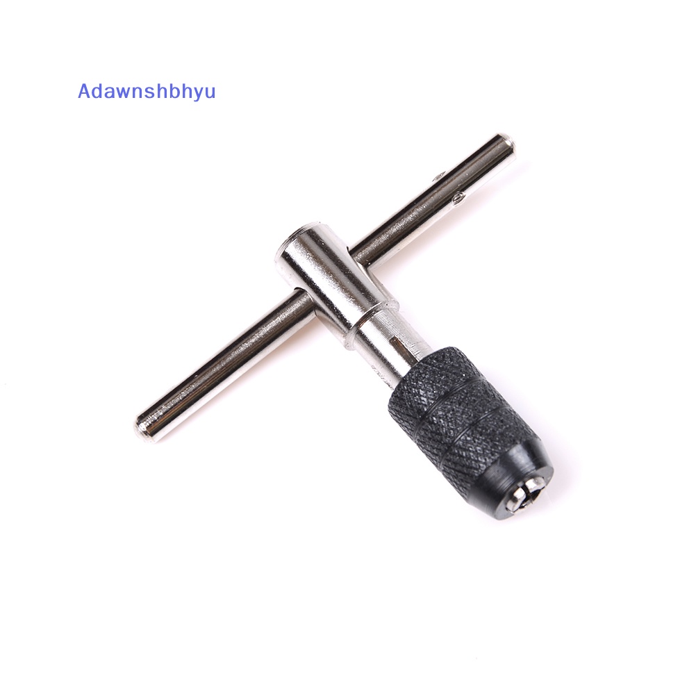 Adhyu T Type Hand Tap Wrench Sekrup Drat Taps Reamer M3-6 Screw Tap Holder Tools ID