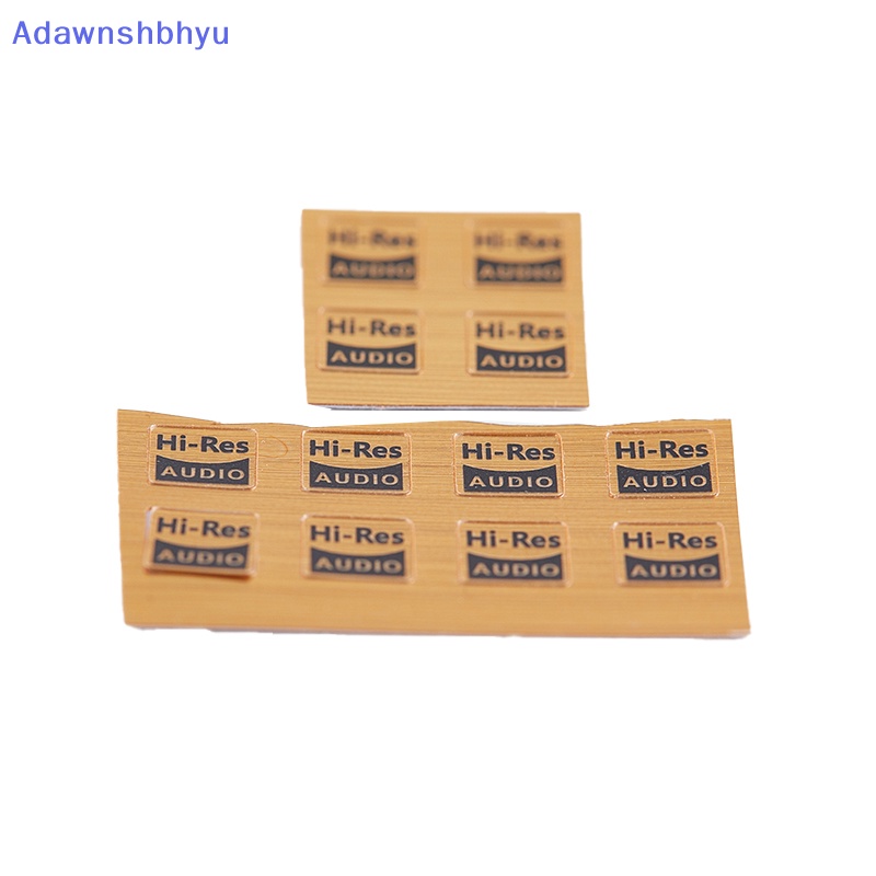 Adhyu 10pcs Stiker Audio Hi-Res Untuk Walkman Fiio Iriver Cayin MP3 All Hifi Device ID