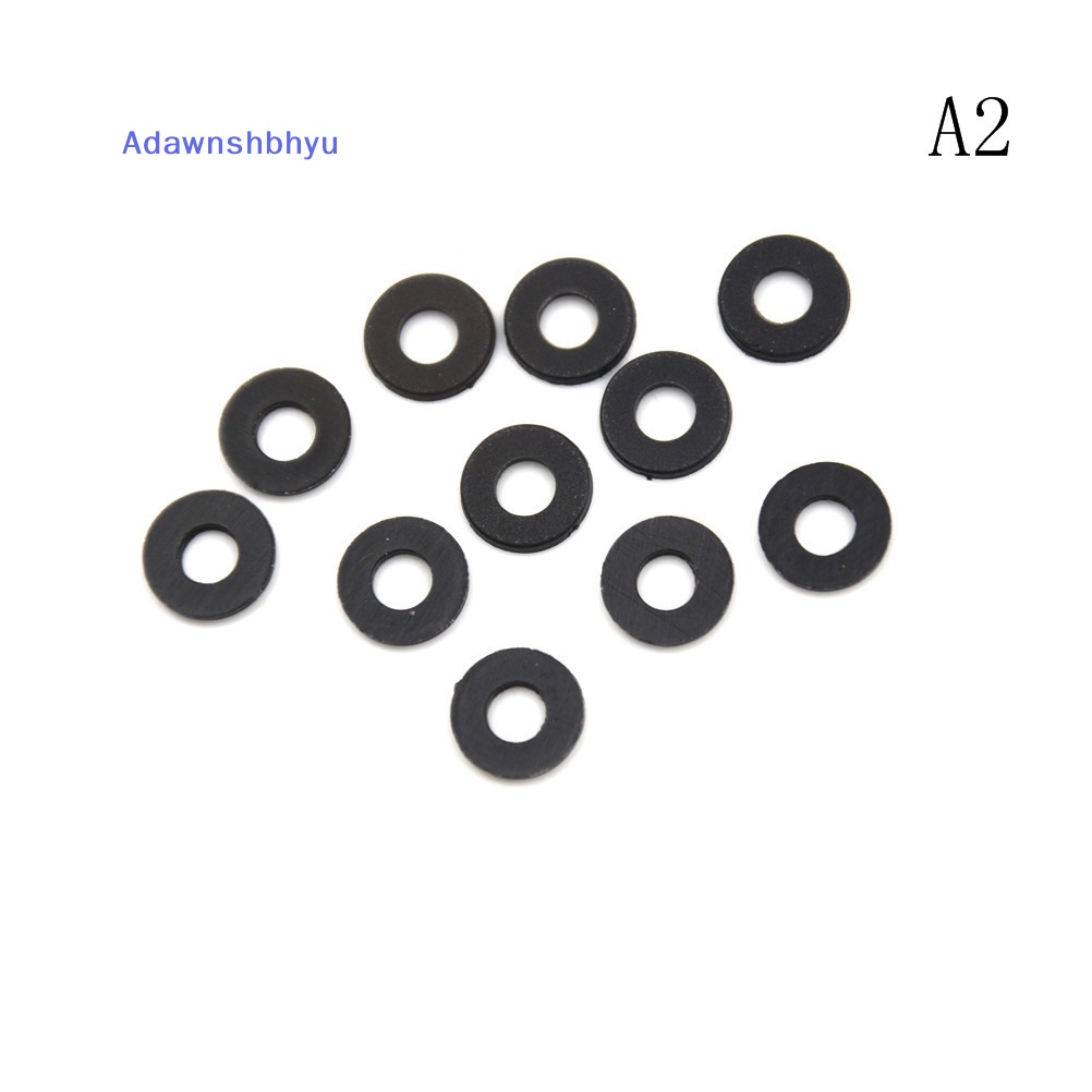 Adhyu Hot Form A Flat Hitam Tebal Neoprene Plastic Washers - M3 M4 M5 M6 M8 M10 M12 Ho ID