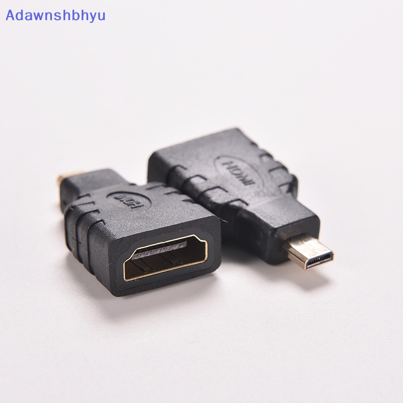 Adhyu Konektor Adapter Micro HDMI (Tipe D) Male to HDMI(Tipe A) Female Untuk HDTV ID