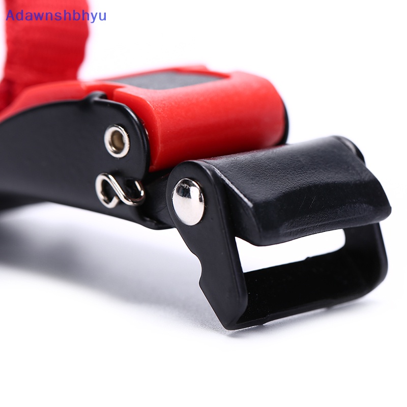 Adhyu 1biji Quick Release Helmet Strap Buckle Gesper Tarik Hitam &amp; Merah ID