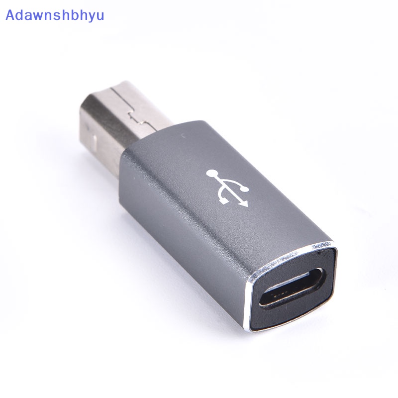 Adhyu USB Tipe C Female to USB B Male Adapter Untuk Scanner Printer Converter USB C Data ID