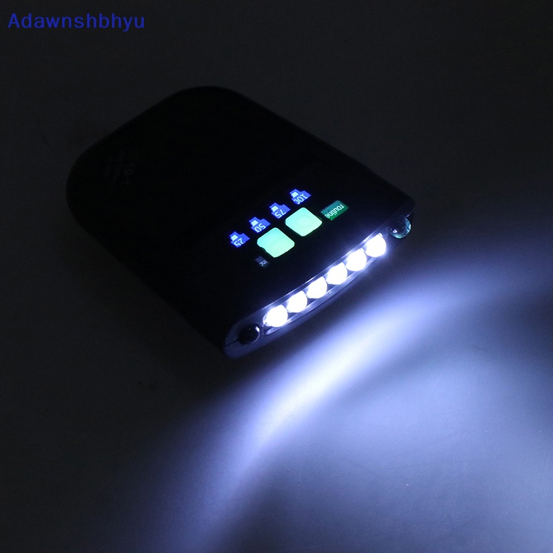 Adhyu LED Headlight Rechargeable Cap Clip Light Lampu Induksi Untuk Outdoors Camping ID