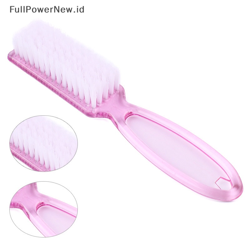 Power Sikat Pembersih Debu Kuku Gagang Plastik Manicure Pedicure File Tool ID